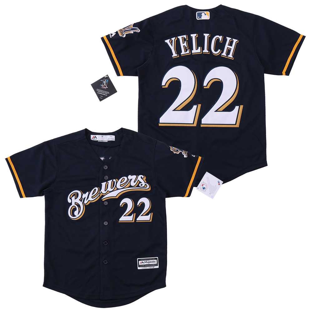 Youth Brewers 22 Christian Yelich Navy Cool Base Jersey,We sell and wholesale Youth Brewers 22 Christian Yelich Navy Cool Base Jersey on line form chian!